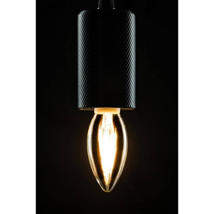 SEGULA LED kaarslamp GU10 3W filament dim 2.200K