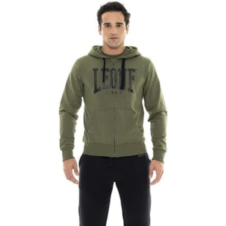 Capuchon sweaters Leone 1947 Man Hoody Full Zip Big Logo