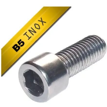 Zakje met 25 roestvrijstalen schroeven Black Bearing M5 x 25 CHC