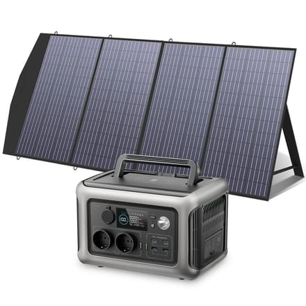ALLPOWERS Zonnegeneratorset 600W (R600 + SP033 200W zonnepaneel)