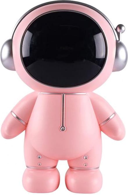 DW4Trading Spaarpot Astronaut Roze - 25 cm Hoog