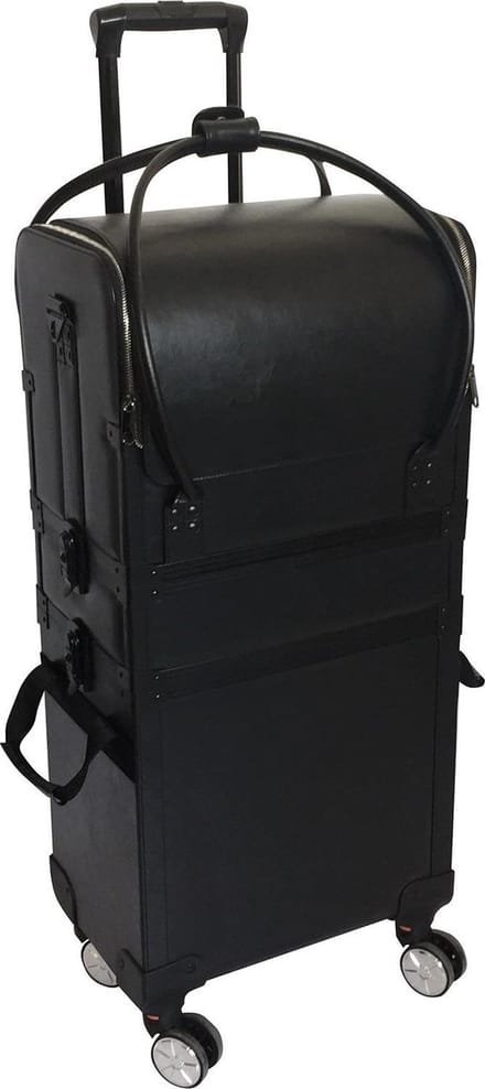 Comair Leren koffer zwart 750x360x235mm