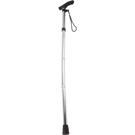 Draagbare Aluminiumlegering Mat Anti?Antislip Wandelstok voor Ouderen Multifunctioneel Opvouwbaar Ultralicht wit