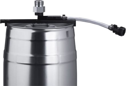 Adapter voor het aansluiten van 5 literfusten op normale Biertap- Flexi Tap 3/4" CO2-aansluiting