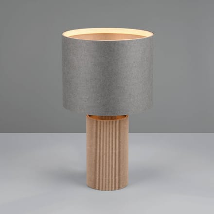 TRIO CANIO - Tafellamp - Natuurlijk - excl. 1x E14 4 W - Snoerschakelaar - GO Green
