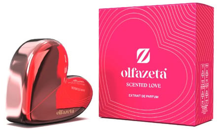 Chogan Olfazeta Parfum - LOVE25 - Scented Love - Hart form - 25ml - amber en vanille