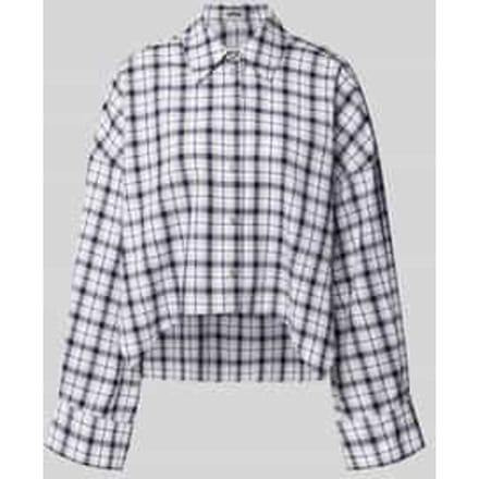 Oversized overhemdblouse met knoopsluiting model 'OSHIA'