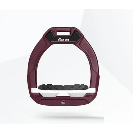 Veiligheidseisen voor rijhulpstukken Ingelijnd Grip Bordeaux/Wit/Wit kind Flex-On Safe-On
