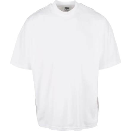 Urban Classics - Oversized Mock Neck Heren Tshirt - 5XL - Wit