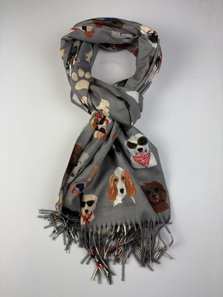 Leuke honden sjaal in 7 kleuren 30% katoen / 70% viscose