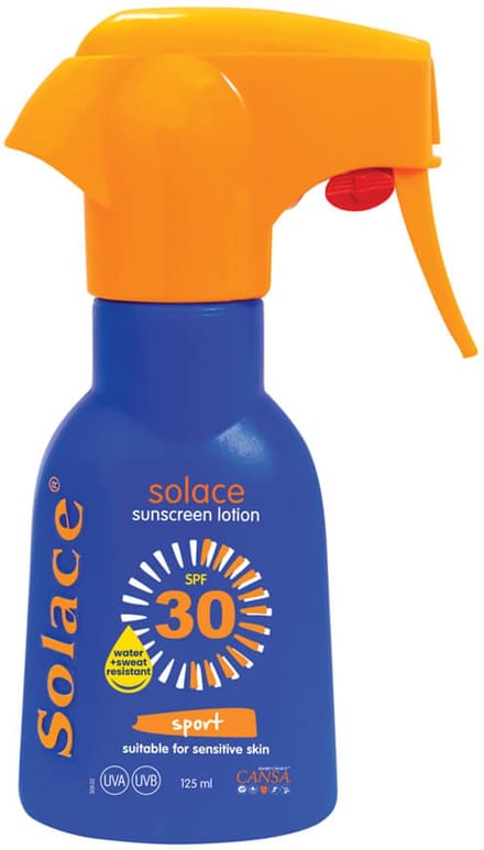 Solace SPF30 125ml Zonnebrand Spray – Sport