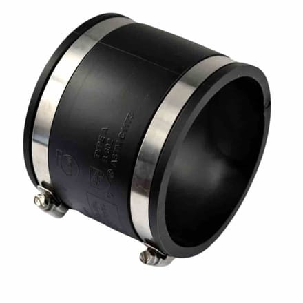 Flexibele Buiskoppeling 110mm, PVC Elastomeer - Zonder Lijm