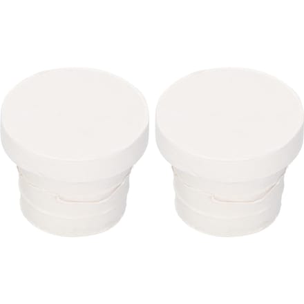 2 stuks Ladder Rubberen Stopper Bumper Vervanging Veiligheidsbescherming Zwembadbenodigdheden white