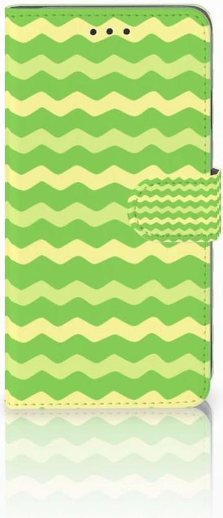 Apple iPhone Xs Max Telefoon Hoesje Waves Green