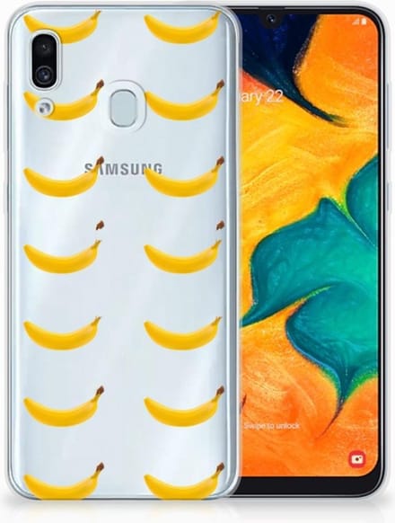 Samsung Galaxy A30 Siliconen Case Banana