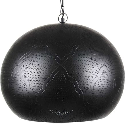 Safaary - Arabische Hanglamp Maya Zwart Goud Ø 46 x 39cm