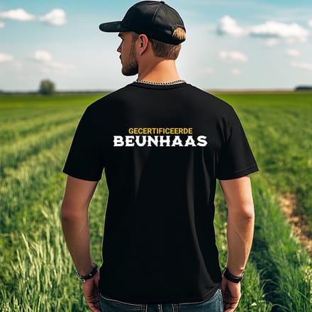 AGRIFANS® Gecertificeerde Beunhaas - Heren T-shirt - S