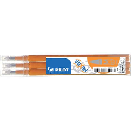 Set van 3 - Vulling FriXion Ball 0.7 - Oranje - Medium penpunt