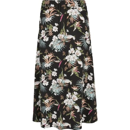 Urban Classics - Viscose Midi Lange rok - S - Zwart