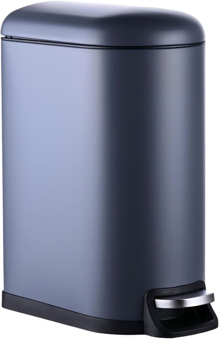 Prullenbak keuken - 10 l - binnenemmer - softclose - grijs