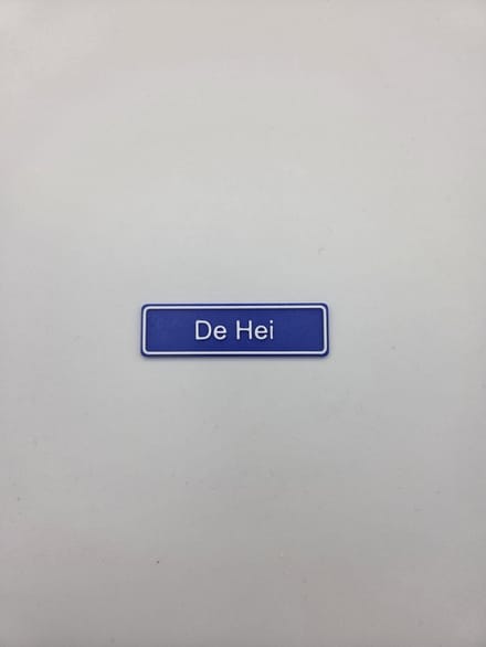 3D plaatsnaamspeldje De Hei