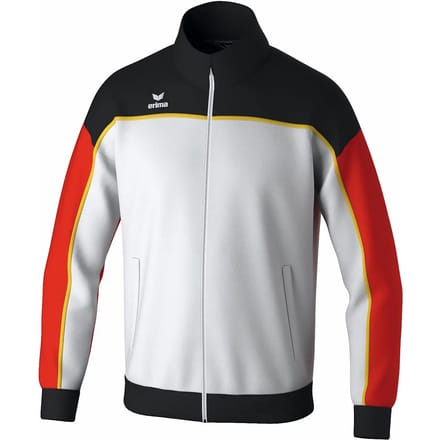 Erima Change Trainingsjack Kinderen - Wit / Zwart / Rood | Maat: 152