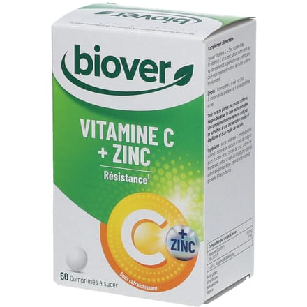 Biover Vitamine C + Zink 60 Tabletten