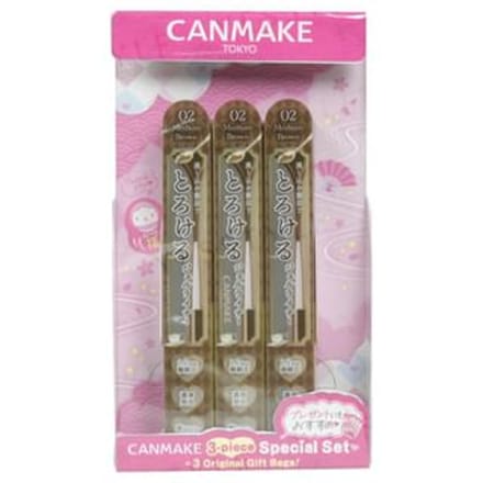 Canmake - Creamy Touch Liner Special Set 02 Medium Brown 3 pcs