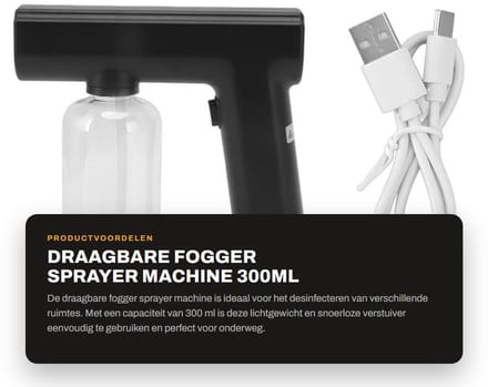 Dailygoods - Draagbare Fogger Sprayer Machine 300ml