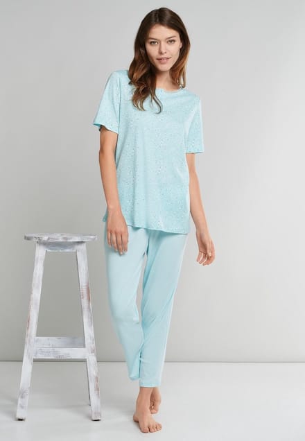Schiesser – Comfort Fit – Pyjama – 173768 – Mint - 44