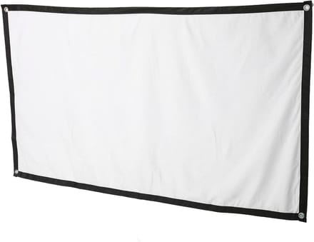 Projectiescherm - Beamerdoek - Thuisbioscoop Creëren - Kreukvrij Polyester - 60 Inch - Wit