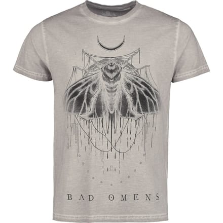 Bad Omens T-shirt - Moth - S tot 4XL - voor Mannen - grijs