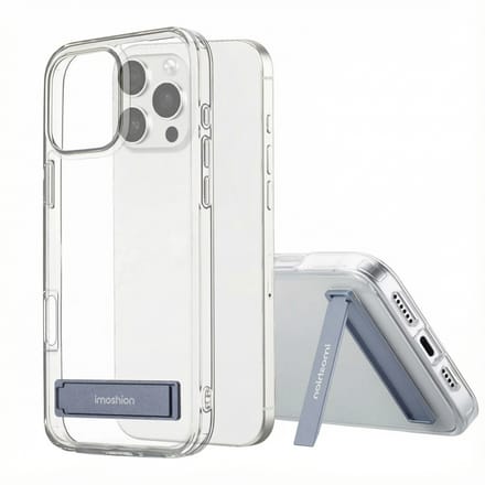 imoshion Hoesje - Geschikt voor Apple iPhone 16 Pro Max - Stand Backcover - Transparant