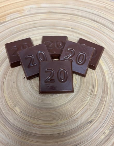 Callebaut - Chocolade cijfer 20 - Verjaardag - Melkchocolade