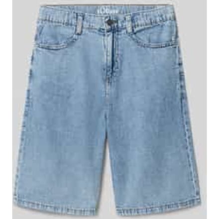 slim fit bermuda's van puur katoen