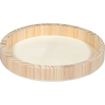 Houten Trayschaal "Rond" - Ø 20 cm