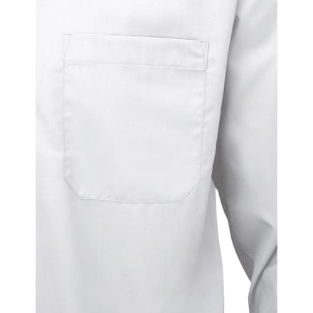 Russell Collectie Herenshirt met lange mouwen (Wit)