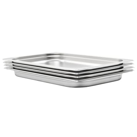vidaXL - Gastronormbakken - 4 - st - GN - 1/1 - 40 - mm - roestvrij - staal