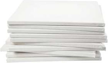 CC Canvas, D. 1,6 cm, size 40x40 cm, 280 g, white, 40 pc/ 1 pack