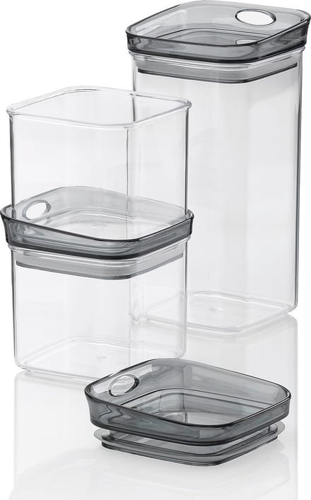 Voorraadpotten, Set van 3 Stuks, Kunststof - Kela | Jule