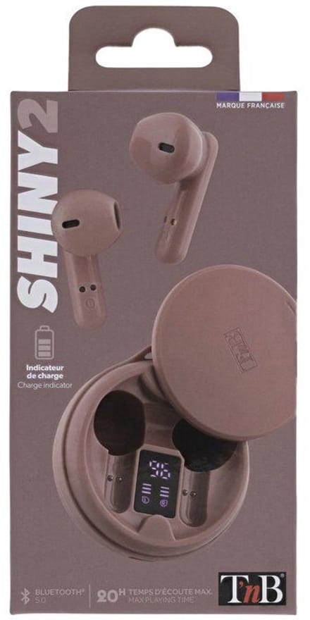 T'nB – Shiny 2 – Draadloze oordopjes – Bluetooth 5.1 – 20 uur