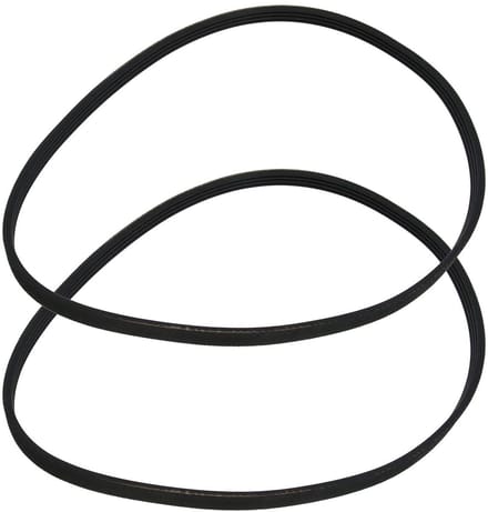 Dailygoody - Aandrijfriem - 4Pj 610 - 2 Stuks - Zwart - Rubber