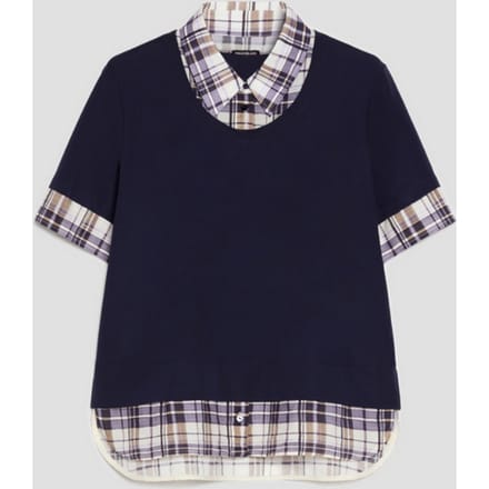 t-shirt vrouw blauw