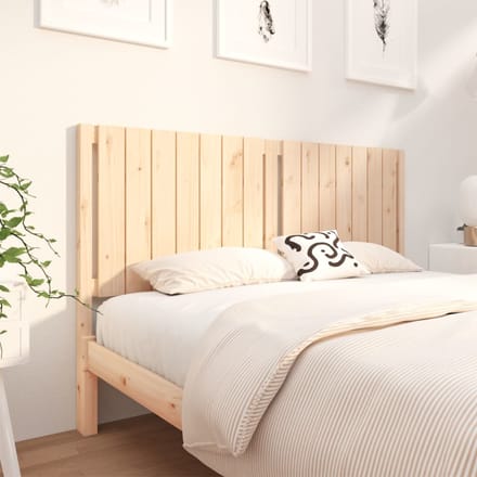 vidaXL - Hoofdbord - 165,5x4x100 - cm - massief - grenenhout