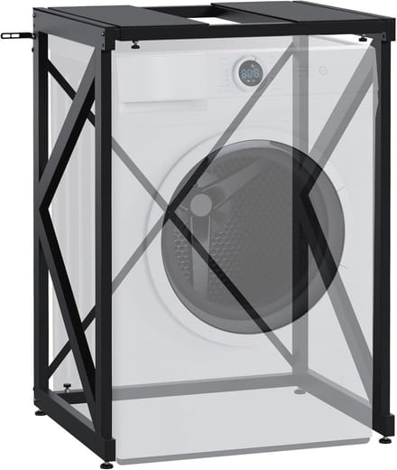 Wasmachine opbouwmeubel met verstelbare breedte en hoog draagvermogen