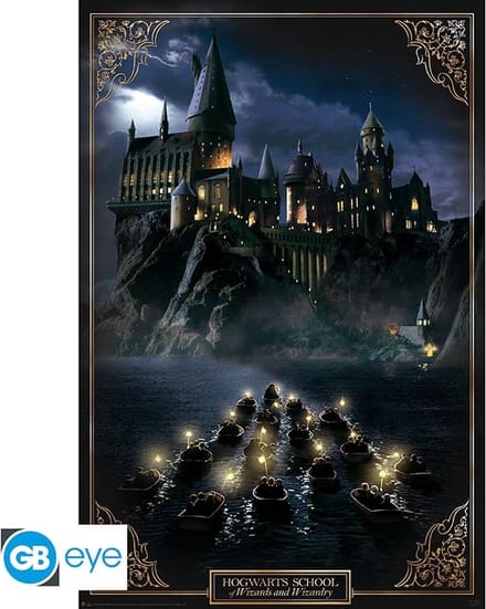 Harry Potter Hogwarts Castle Unisex Poster - meerkleurig - Standard