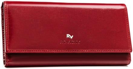 Leren portemonnee RV-1680155-9-BCA-9497 Rood