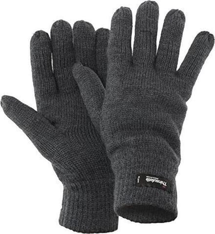 Thinsulate handschoenen, extra warm & comfortabel - grijs - maat L