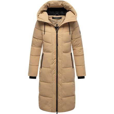 Navahoo dames wintermantel SCHOKOKUSS – elegant, warm & functioneel