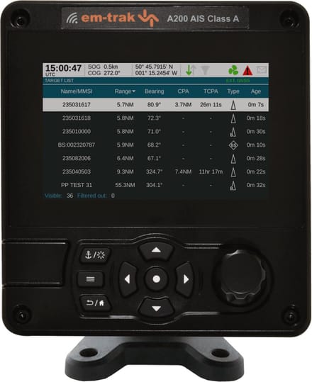 Em-Trak A200 Class A AIS Transceiver